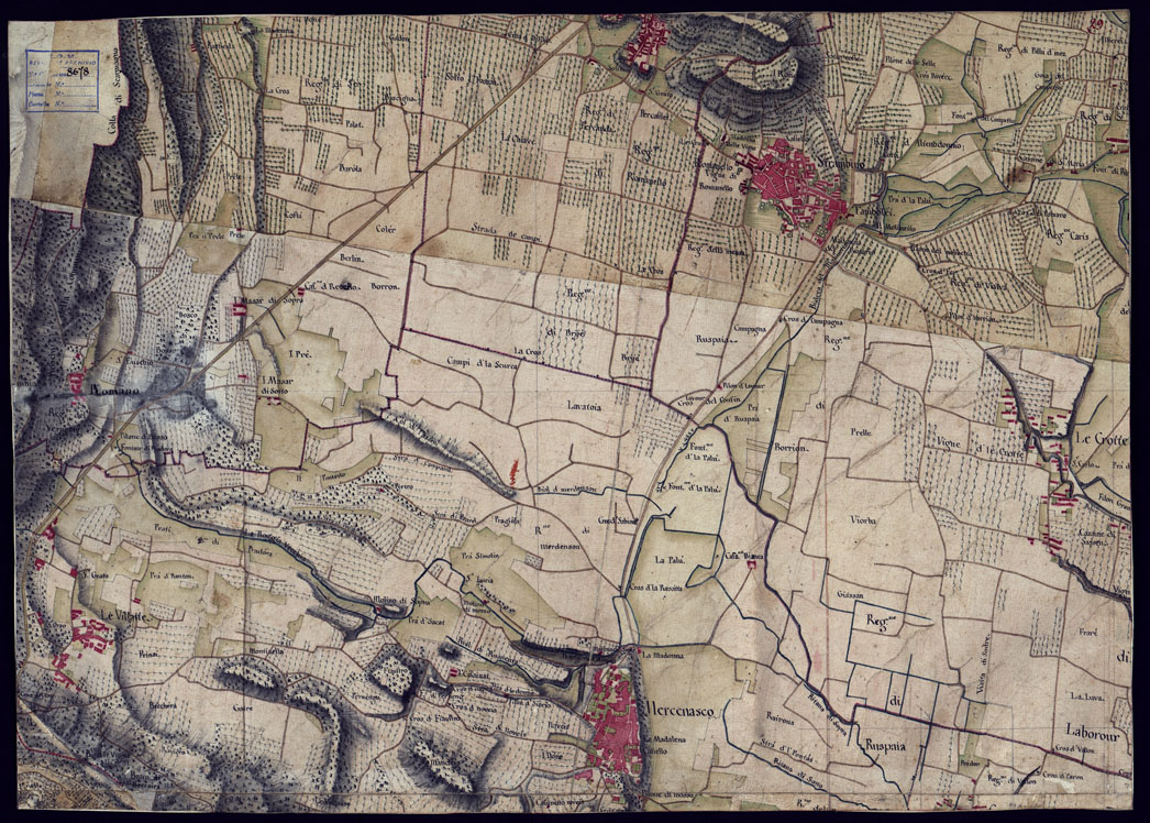 (N:23158) CARTA DEL CANAVESE - FOGLIO 29. (CA000822) Carte e stampe antiche: riproduzione a colori su carta (formato A1)