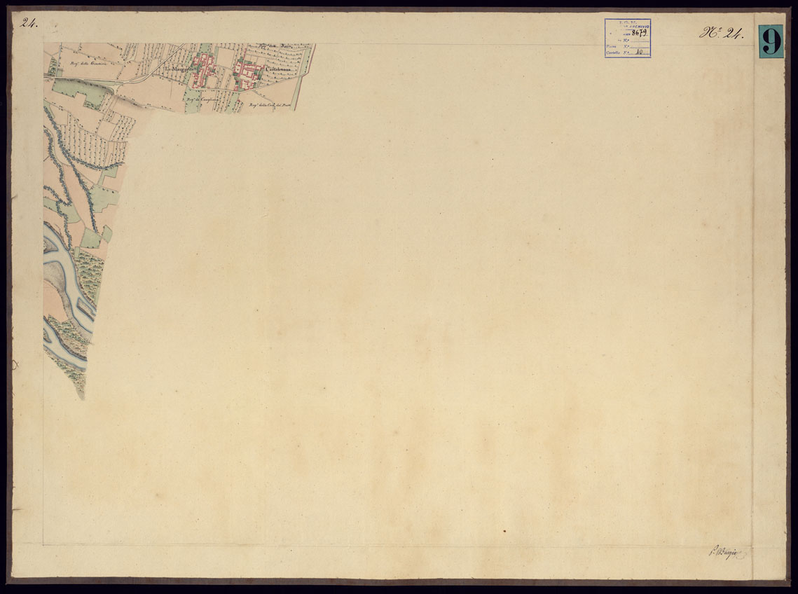 (N:8778) CARTA TOPOGRAFICA CHE SI ESTENDE SULLE PROVINCIE DI TORINO ED IN GRAN PARTE DEL CANAVESE - FOGLIO 24. (CA000881) Carte e stampe antiche: riproduzione a colori su carta (formato A1)