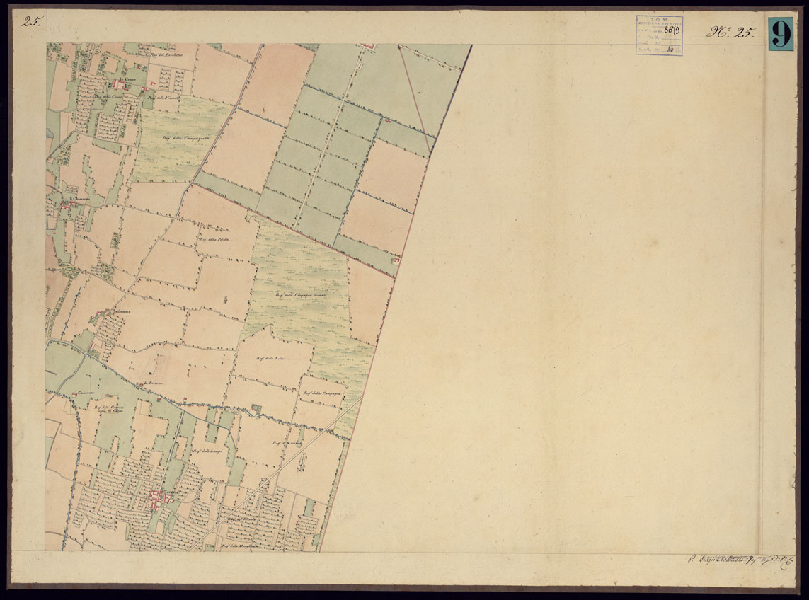 (N:8776) CARTA TOPOGRAFICA CHE SI ESTENDE SULLE PROVINCIE DI TORINO ED IN GRAN PARTE DEL CANAVESE - FOGLIO 25. (CA000882) Carte e stampe antiche: riproduzione a colori su carta (formato A1)
