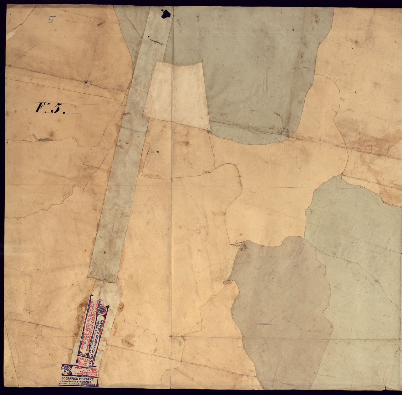 (N:14410) CARTA TOPOGRAFICA DELLA PROVINCIA DI MORTARA - FOGLIO 3 FRONTE/RETRO. (CA000906, CA000907, CA000908, CA000909) Carte e stampe antiche: riproduzione a colori su carta (formato A1)