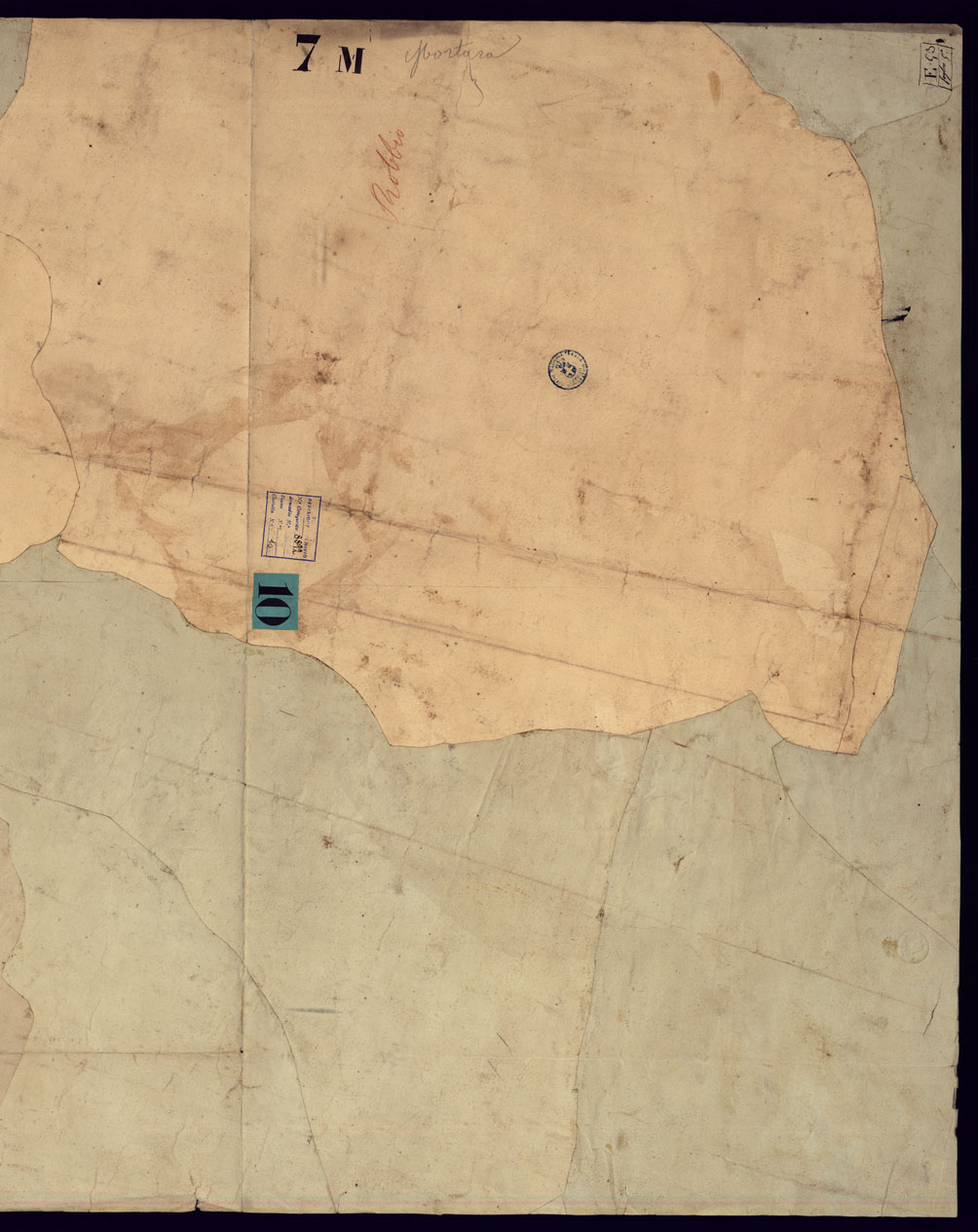 (N:14410) CARTA TOPOGRAFICA DELLA PROVINCIA DI MORTARA - FOGLIO 3 FRONTE/RETRO. (CA000906, CA000907, CA000908, CA000909) Carte e stampe antiche: riproduzione a colori su carta (formato A1)