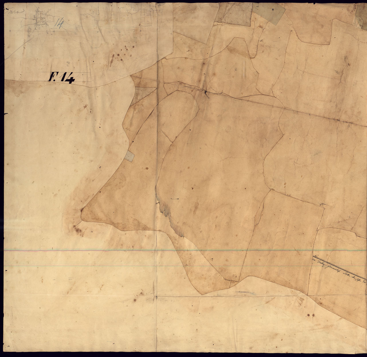 (N:14374) CARTA TOPOGRAFICA DELLA PROVINCIA DI MORTARA - FOGLIO 14 FRONTE/RETRO. (CA000938, CA000939, CA000940, CA000941) Carte e stampe antiche: riproduzione a colori su carta (formato A1)