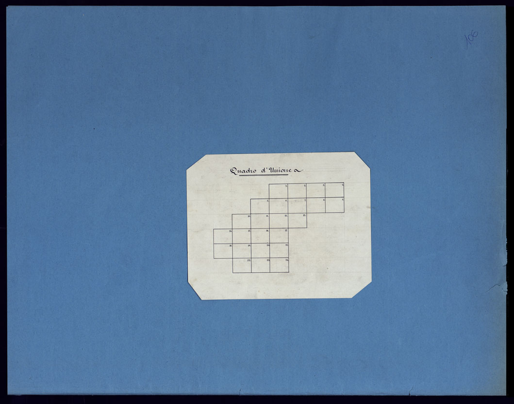 (N:23407) TORINO E DINTORNI - QUADRO D'UNIONE. (CA001541) Carte e stampe antiche: riproduzione a colori su carta (formato A1)