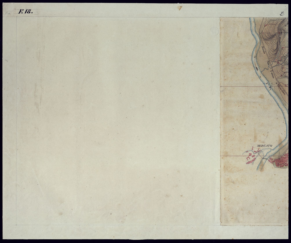 (N:1799) TORINO E DINTORNI - FOGLIO 18. (CA001559) Carte e stampe antiche: riproduzione a colori su carta (formato A1)