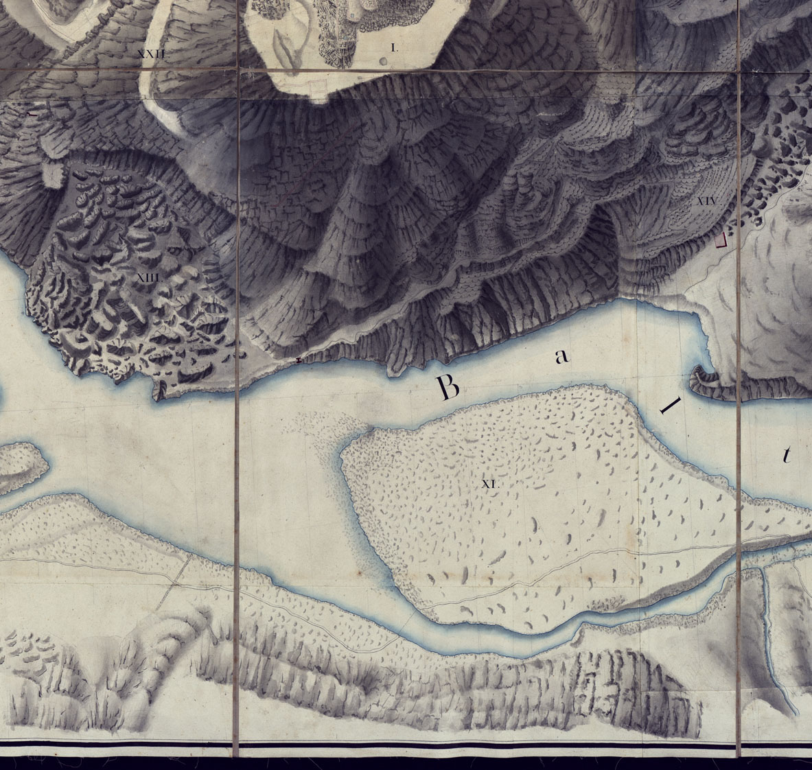 (N:3761) PLAN GEOMETRIQUE DE L' EMPLACEMENT  DE L'ANCIEN FORT DE BARD DUCHE' D'AOSTA, LEVE' PAR LE COMNTE DE CASTELLENGO LIEUT.  AU CORPS DE  L'ETAT MAJOR GENERAL A L'ECHELLE DE 1:500, L'AN 1819. (CA001628, CA001627, CA001626, CA001625, CA001629, CA001630) Carte e stampe antiche: riproduzione a colori su carta (formato A1)