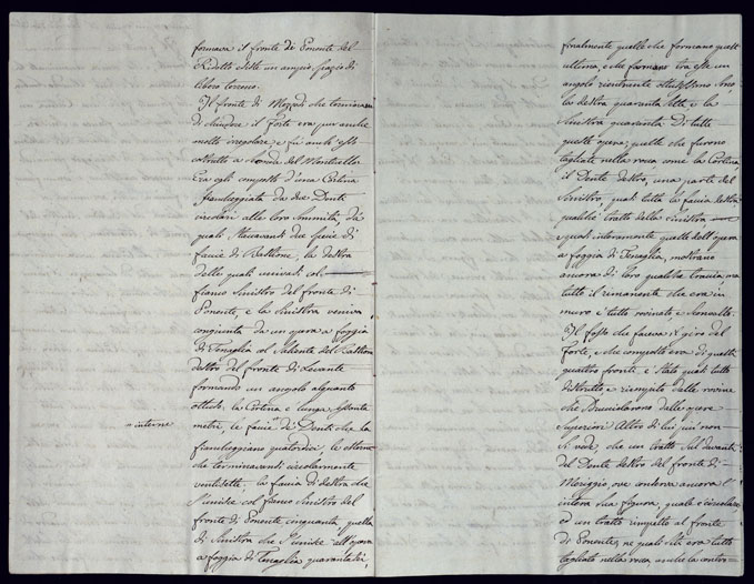 (N:3738) PIANO GEOMETRICO DELLA POSIZIONE E DELLE ROVINE DEL FORTE DI DEMONTE DISEGNATO E LEVATO ALLA SCALA DI 1 500 DAL  POSTULANTE DISEGNATORE D'ORDINE DEL MAGG. GENERALE CAPO DELLO STATO MAGGIORE GENERALE BARONE DI MONTHOUX CON ALLEGATO LIBRETTO DESCRITTIVO (CA001640, CA001643, CA001644, CA001645, CA001646, CA001647, CA001648, CA001649, CA001650) Carte e stampe antiche: riproduzione a colori su carta (formato A1)