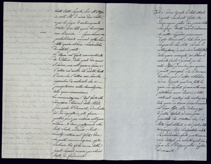 (N:3738) PIANO GEOMETRICO DELLA POSIZIONE E DELLE ROVINE DEL FORTE DI DEMONTE DISEGNATO E LEVATO ALLA SCALA DI 1 500 DAL  POSTULANTE DISEGNATORE D'ORDINE DEL MAGG. GENERALE CAPO DELLO STATO MAGGIORE GENERALE BARONE DI MONTHOUX CON ALLEGATO LIBRETTO DESCRITTIVO (CA001640, CA001643, CA001644, CA001645, CA001646, CA001647, CA001648, CA001649, CA001650) Carte e stampe antiche: riproduzione a colori su carta (formato A1)