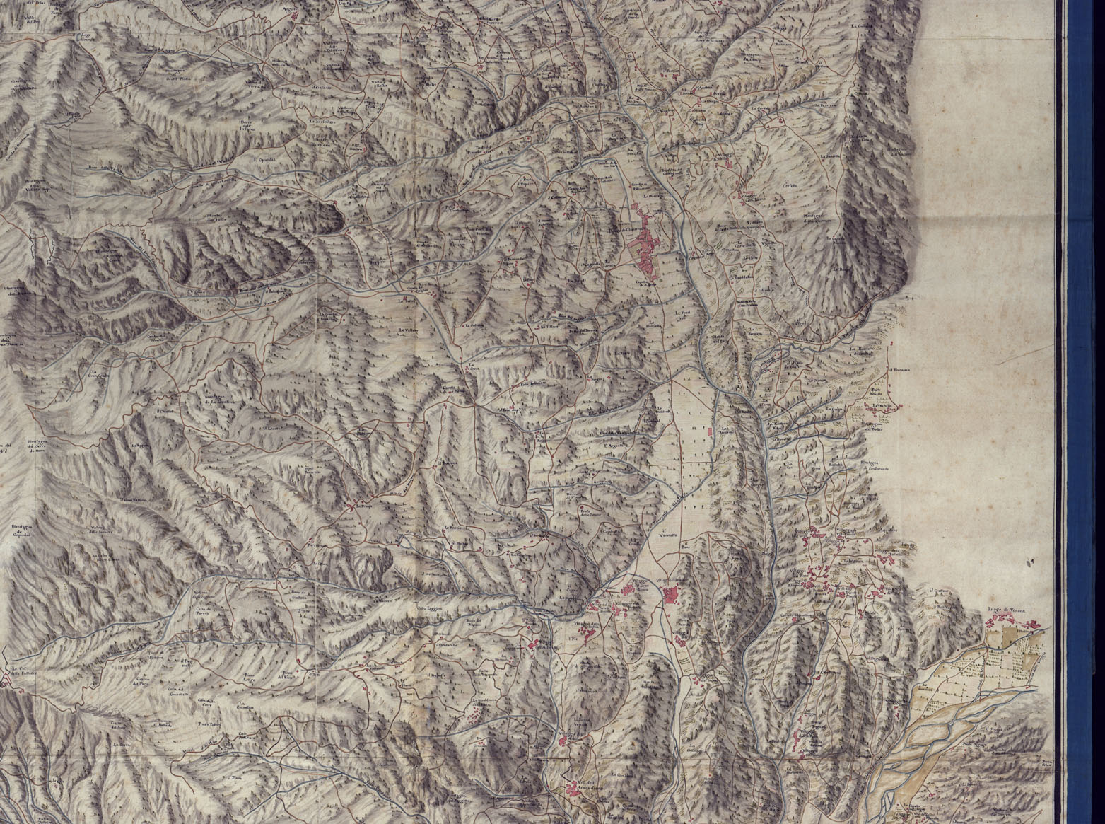 (N:23416) CARTA TOPOGRAFICA IN MISURA DEI TRE FORTI DI FENESTRELLE, LA BRUNETTA, ED EXILLES CO' LUORO CIRCUITI FATTA NELL'ANNO 1742 (CA001675, CA001676, CA001677, CA001678, CA001679, CA001680) Carte e stampe antiche: riproduzione a colori su carta (formato A1)