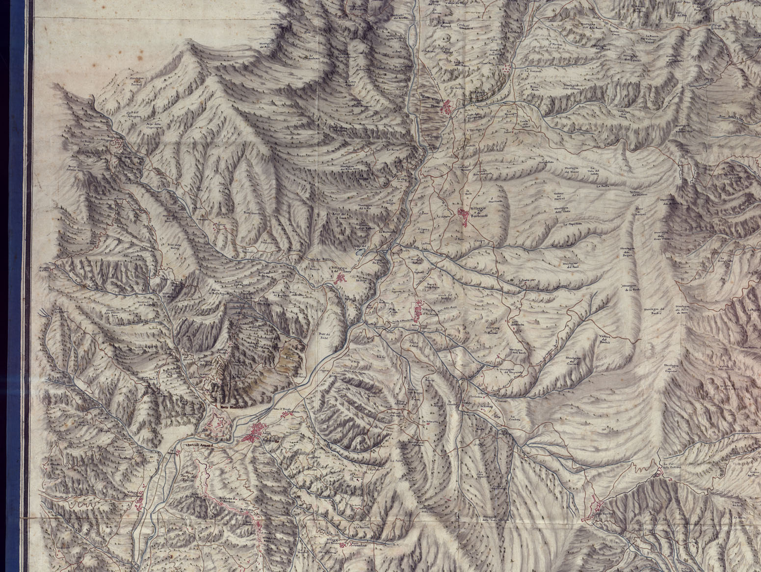 (N:23416) CARTA TOPOGRAFICA IN MISURA DEI TRE FORTI DI FENESTRELLE, LA BRUNETTA, ED EXILLES CO' LUORO CIRCUITI FATTA NELL'ANNO 1742 (CA001675, CA001676, CA001677, CA001678, CA001679, CA001680) Carte e stampe antiche: riproduzione a colori su carta (formato A1)