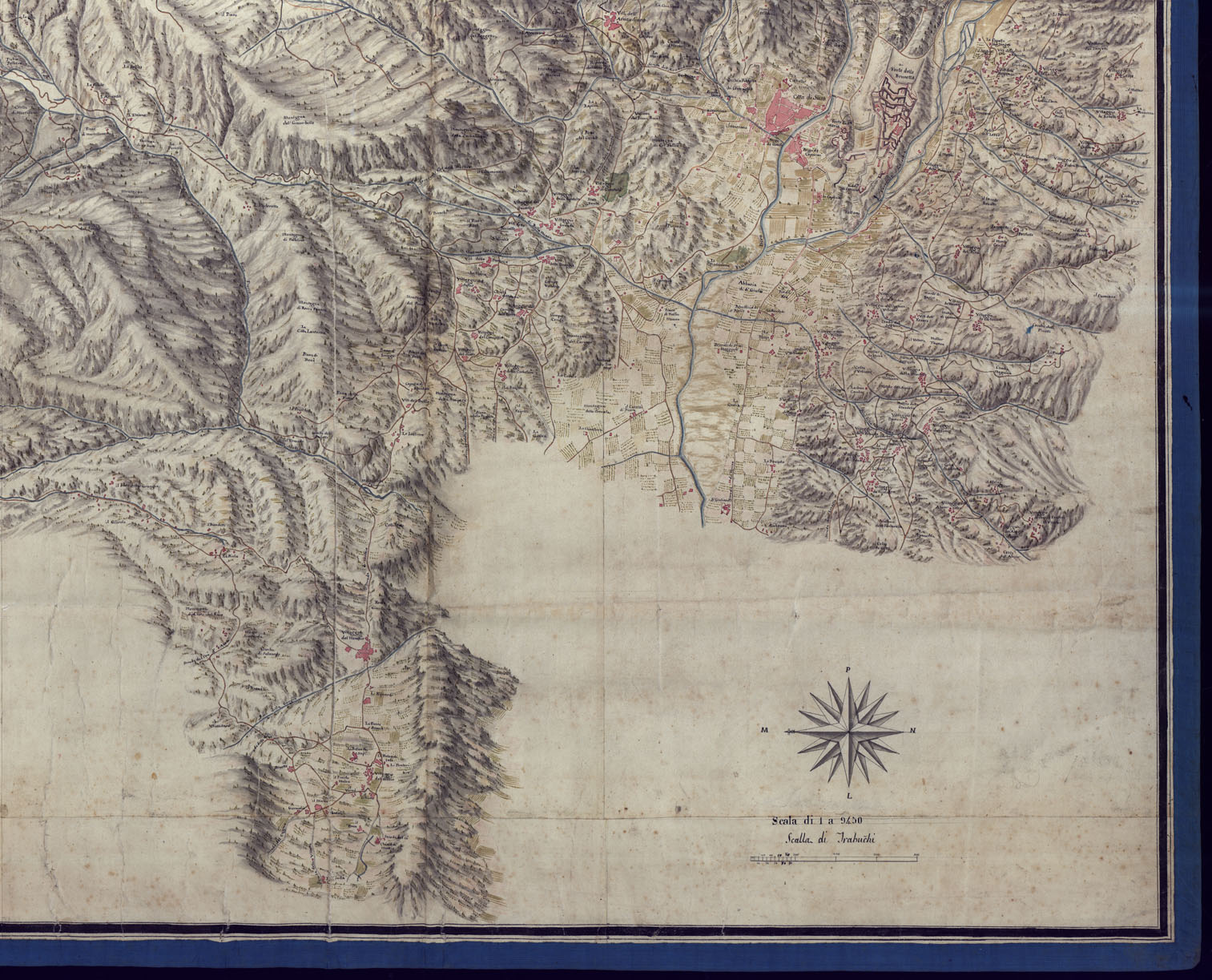 (N:23416) CARTA TOPOGRAFICA IN MISURA DEI TRE FORTI DI FENESTRELLE, LA BRUNETTA, ED EXILLES CO' LUORO CIRCUITI FATTA NELL'ANNO 1742 (CA001675, CA001676, CA001677, CA001678, CA001679, CA001680) Carte e stampe antiche: riproduzione a colori su carta (formato A1)