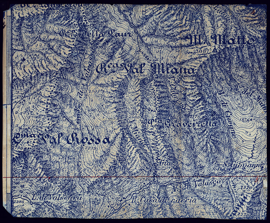 (N:23499) CARTA DEL MONCENISIO - RIPARTO TERZO SUD-EST - FOGLIO 5. (CA001787) Carte e stampe antiche: riproduzione a colori su carta (formato A1)
