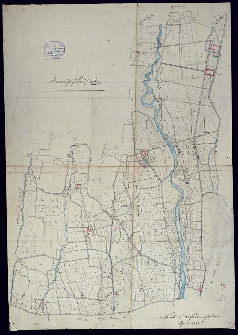 (N:6122) TERRITORIO COMPRESO TRA BRA, MORETTA, CAVALLERMAGGIORE, RACCONIGI, VILLANOVA - FOGLIO 19 SEZ. D RACCONIGI. (CA001950) Carte e stampe antiche: riproduzione a colori su carta (formato A1)