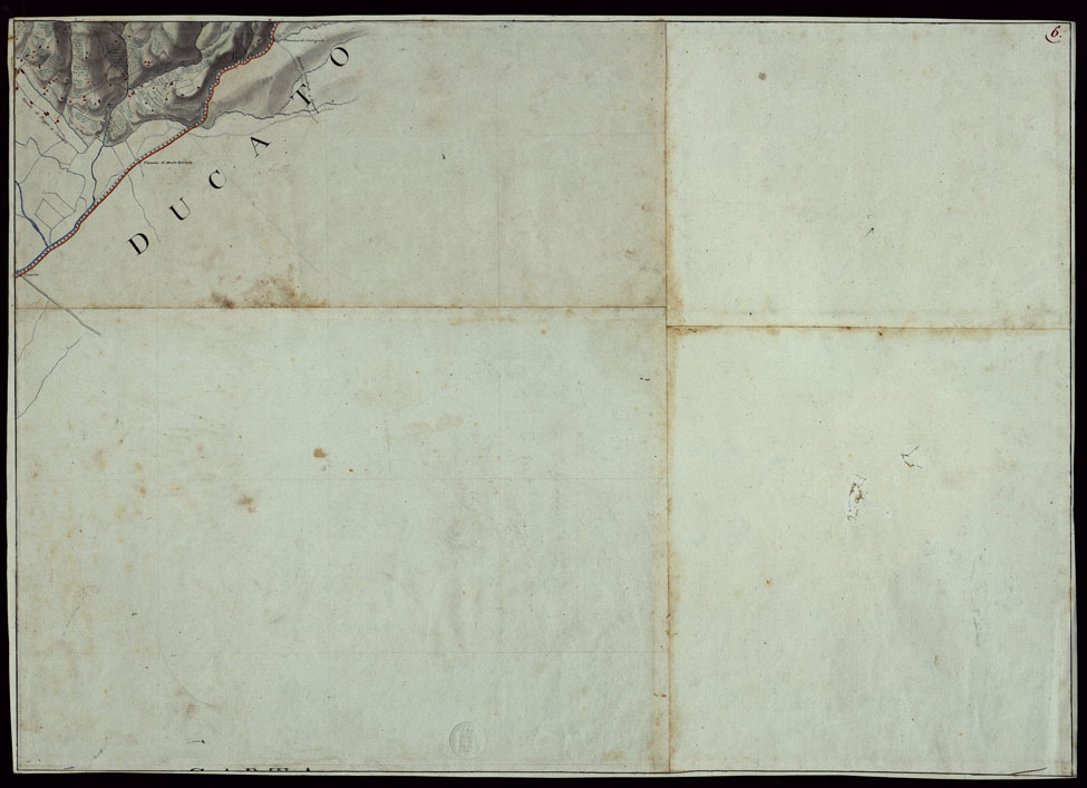 (N:16466) RIVIERA DI LEVANTE ALLA QUARTA DELLA SCALA DI SAVOIA OSSIA DI 1 A 9.450 ESEGUITA NEGLI ANNI 1816. 1822. 23. 24. 25. 1826 e 1827 - FOGLIO 6. (CA002510) Carte e stampe antiche: riproduzione a colori su carta (formato A1)
