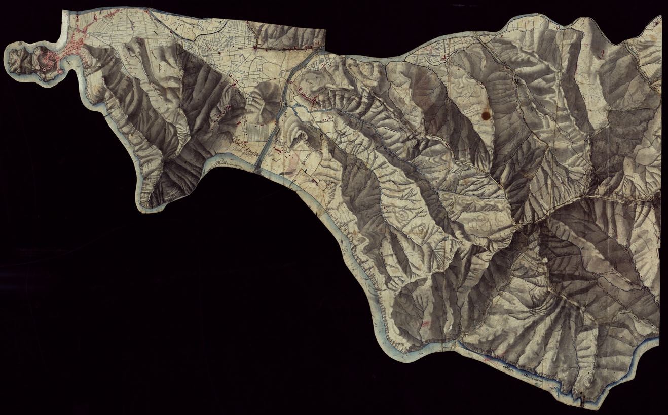 (N:504) PARTE DELLA RIVIERA DI LEVANTE DA CHIAVARI AD OLTRE MONEGLIA - FOGLIO 2. (CA002797) Carte e stampe antiche: riproduzione a colori su carta (formato A1)