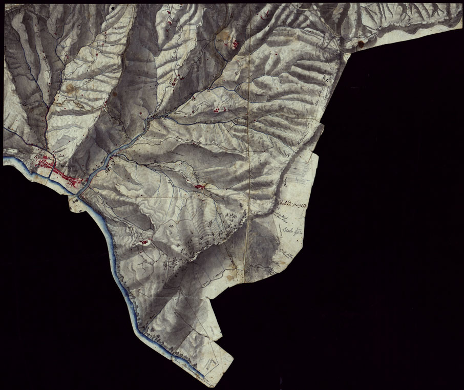 (N:501) PARTE DELLA RIVIERA DI LEVANTE DA CHIAVARI AD OLTRE MONEGLIA - FOGLIO 4. (CA002799) Carte e stampe antiche: riproduzione a colori su carta (formato A1)