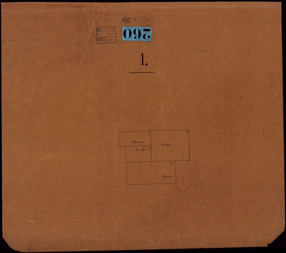 (N:16459) TERRITORIO COMPRESO TRA DURAZZO E NERVI - QUADRO D'UNIONE (CA002801) Carte e stampe antiche: riproduzione a colori su carta (formato A1)