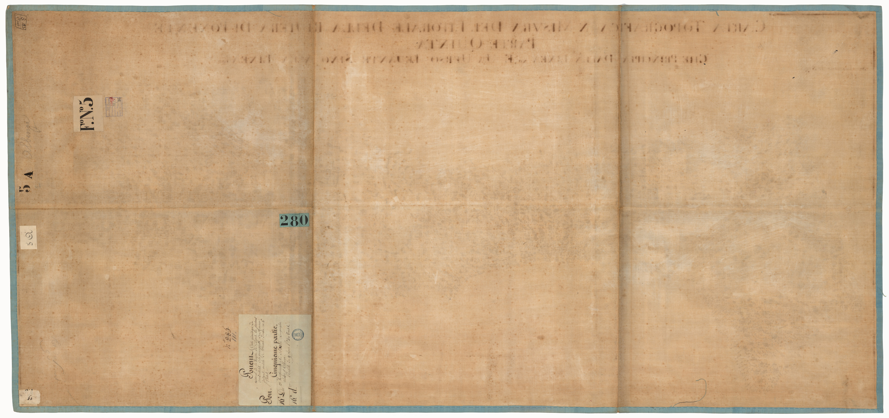 (N:1452) CARTA TOPOGRAFICA IN MISURA DEL LITORALE DELLA RIVERA DI PONENTE PARTE SESTA CHE PRINCIPIA DALLA LINEA PQR, E VA VERSO LEVANTE SINO ALLA CROCE DI FOLASCA RIVIERA DI PONENTE - FOGLIO 5 SEGNI CONVENZIONALI. (CA002950, CA002951) Carte e stampe antiche: riproduzione a colori su carta (formato A1)