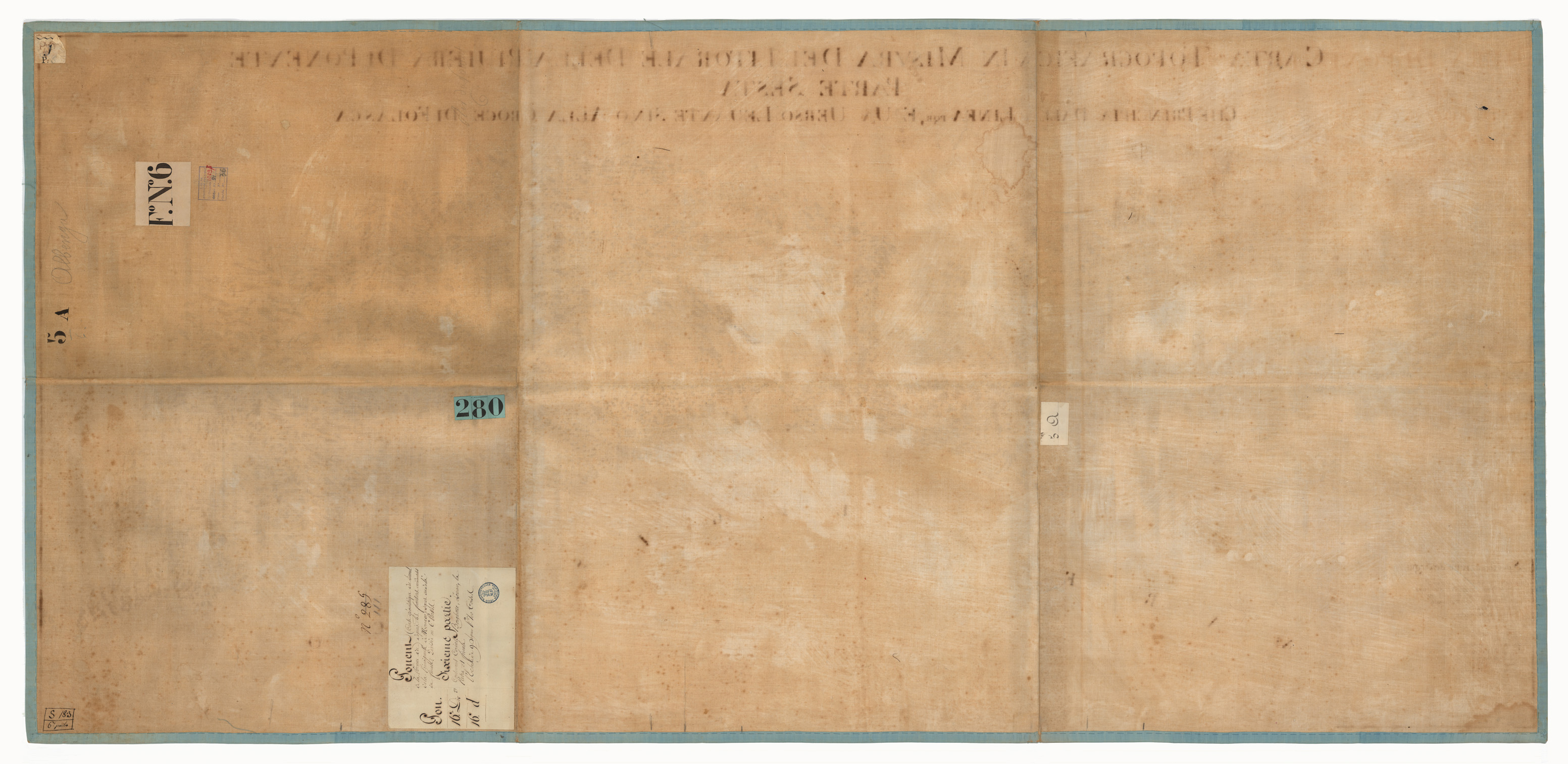 (N:853) CARTA TOPOGRAFICA IN MISURA DEL LITORALE DELLA RIVERA DI PONENTE PARTE SESTA CHE PRINCIPIA DALLA LINEA PQR, E VA VERSO LEVANTE SINO ALLA CROCE DI FOLASCA RIVIERA DI PONENTE - FOGLIO 6 SEGNI CONVENZIONALI. (CA002954, CA002955) Carte e stampe antiche: riproduzione a colori su carta (formato A1)