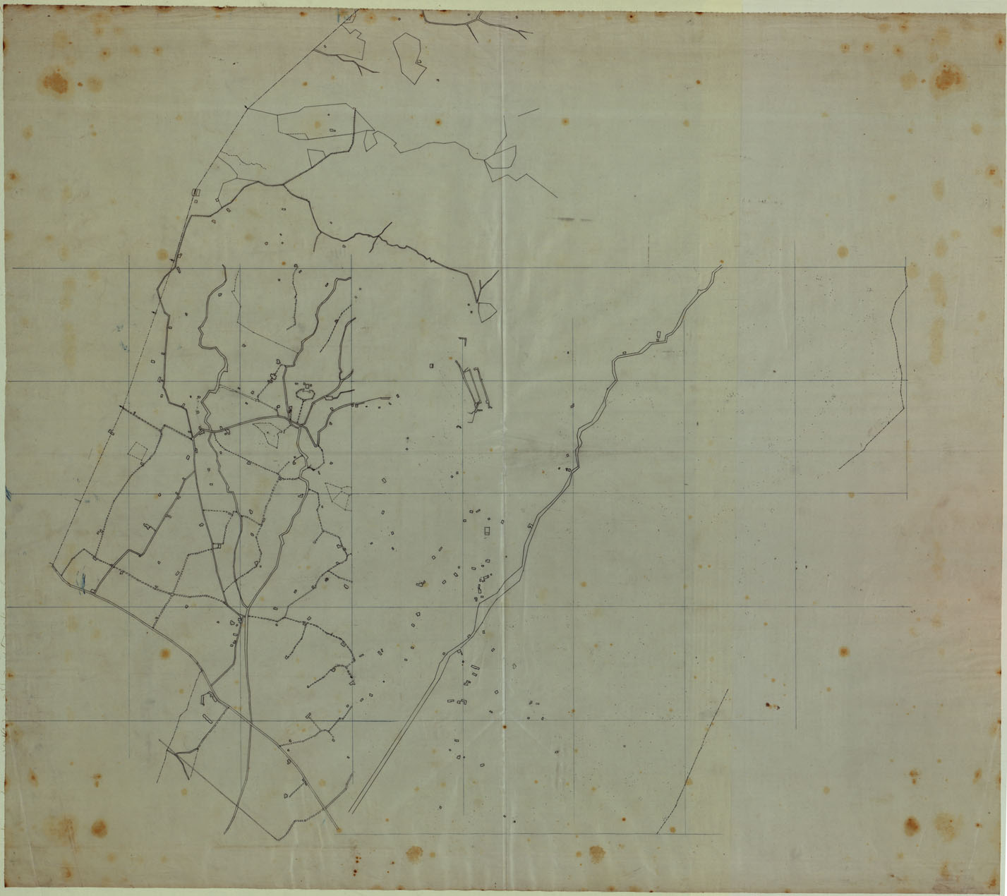 (N:23842) COMUNE DI ORTONOVO LUCIDI DI CAMPAGNA - FOGLIO 6 (CA003113) Carte e stampe antiche: riproduzione a colori su carta (formato A1)
