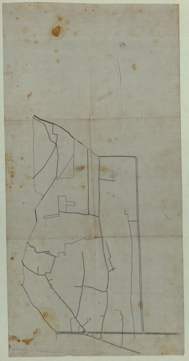 (N:23851) COMUNE DI ORTONOVO LUCIDI DI CAMPAGNA - FOGLIO 15 (CA003122) Carte e stampe antiche: riproduzione a colori su carta (formato A1)