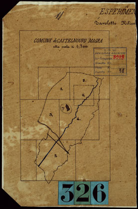 (N:12130) COMUNE DI CASTELNUOVO MAGRA - QUADRO D'UNIONE 1:5.000 (CA003133) Carte e stampe antiche: riproduzione a colori su carta (formato A1)