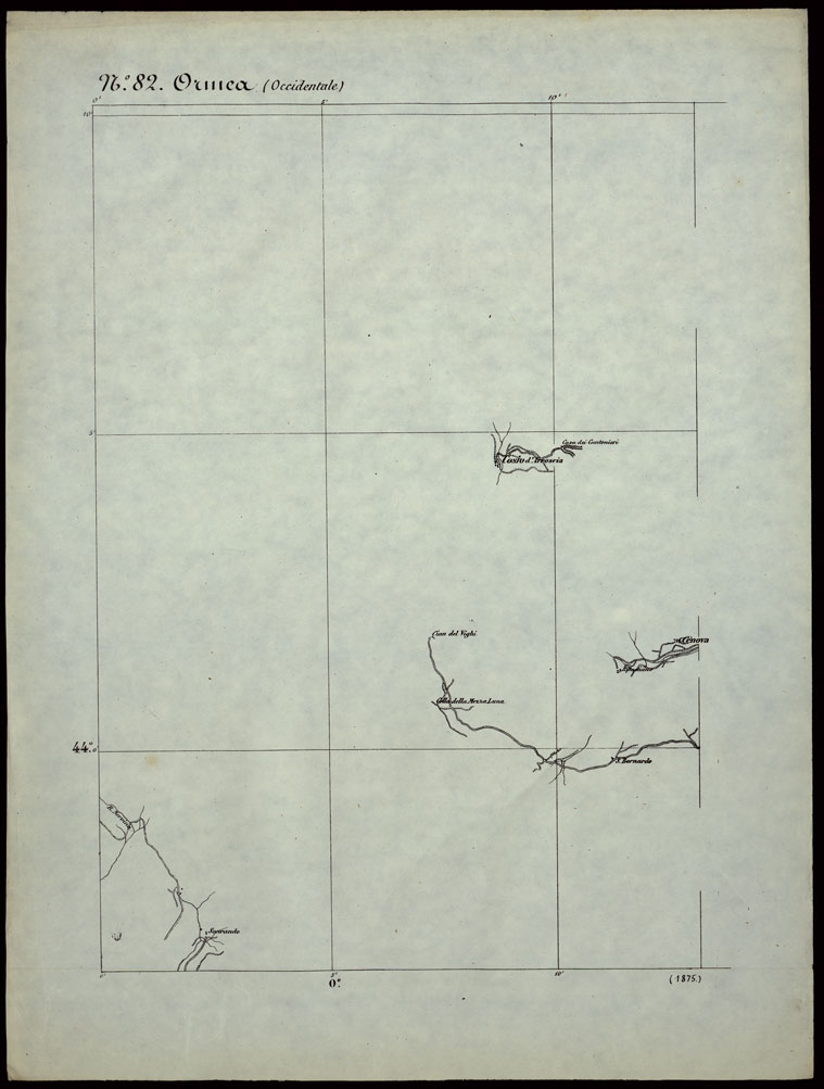 (N:24323) CARTA TOPOGRAFICA DEGLI STATI IN TERRAFERMA DI S.M. IL RE DI SARDEGNA ALLA SCALA DI 1.A 50.000. OPERA DEL CORPO REALE DELLO STATO MAGGIORE - FOGLIO N.82. - ORMEA + DOCUMENTO DI AGGIORNAMENTO PARTE OCCIDENTALE E ORIENTALE (CA003864, CA003865, CA003866) Carte e stampe antiche: riproduzione a colori su carta (formato A1)