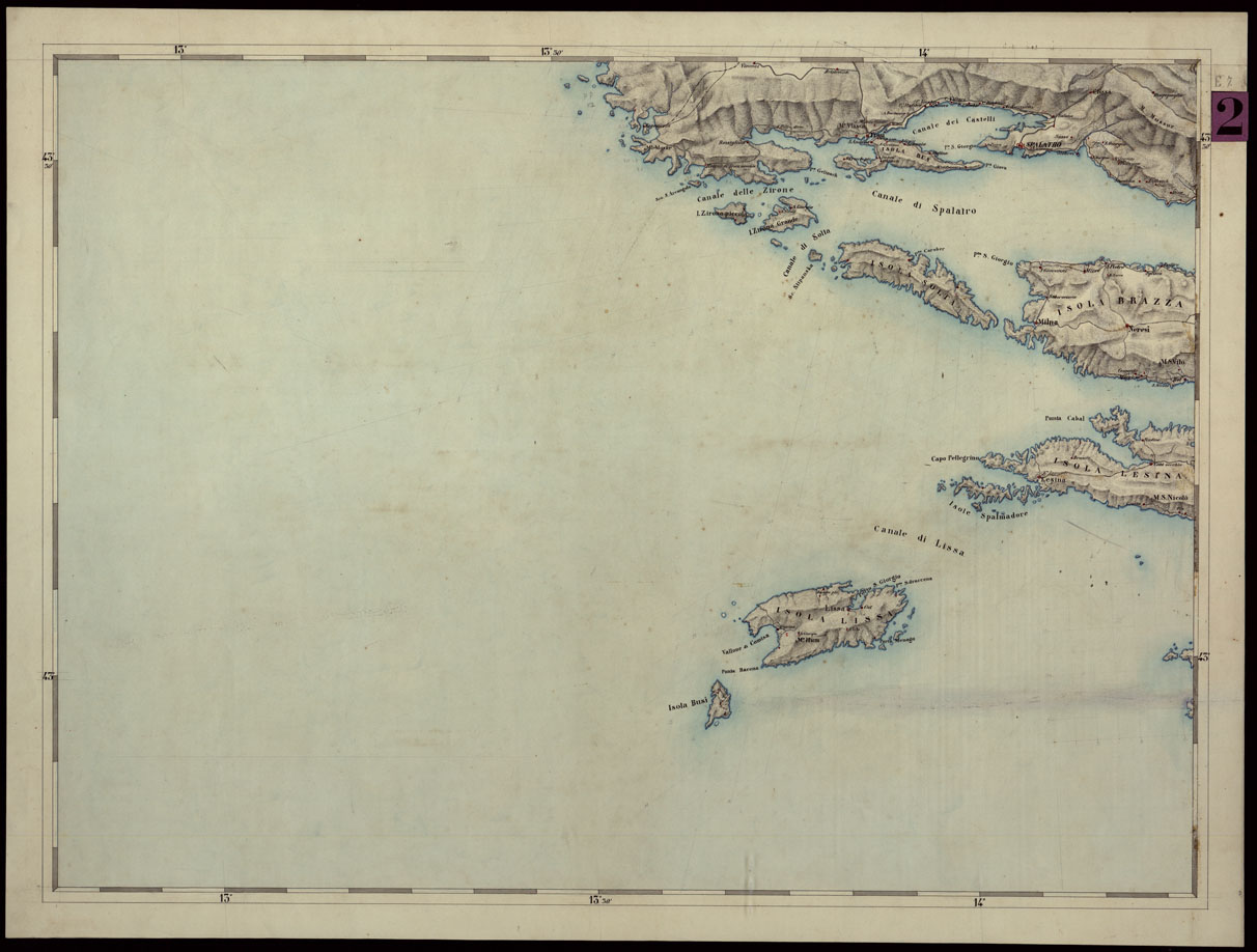 (N:24781) CARTA COROGRAFICA DEI VERSANTI SETTENTRIONALI E MERIDIONALI DELLE ALPI RETICHE, CARNICHE E GIULIE (CA004031) Carte e stampe antiche: riproduzione a colori su carta (formato A1)