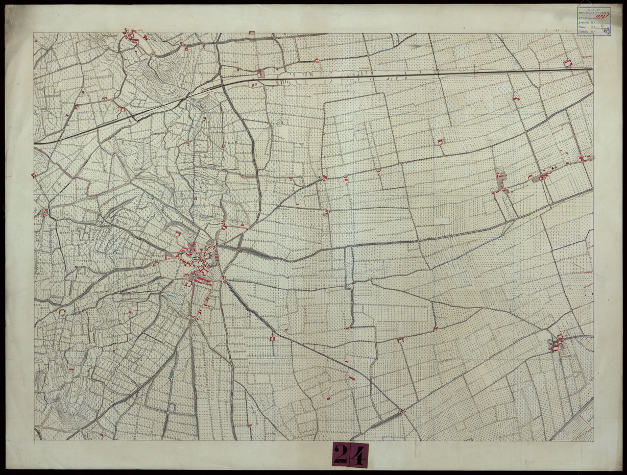 (N:9604) DINTORNI DI VERONA (CA004201) Carte e stampe antiche: riproduzione a colori su carta (formato A1)