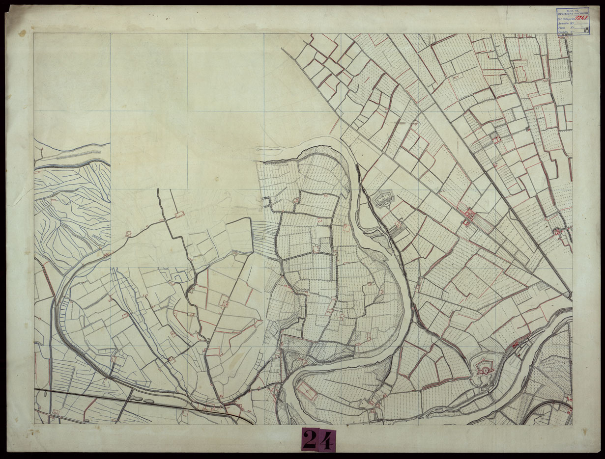 (N:9606) DINTORNI DI VERONA (CA004203) Carte e stampe antiche: riproduzione a colori su carta (formato A1)