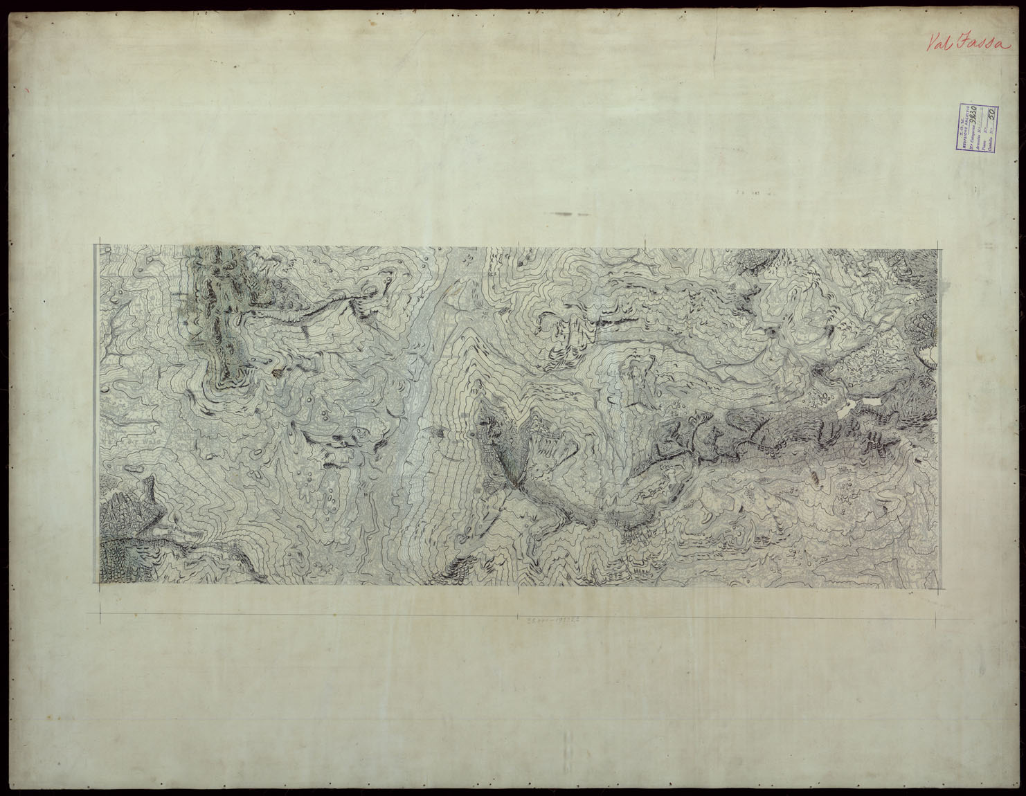 (N:24451) MANOVRE DI CAMPAGNA STAMPA SU CARTONCINO "CURVE" - VAL FASSA (CA004223) Carte e stampe antiche: riproduzione a colori su carta (formato A1)
