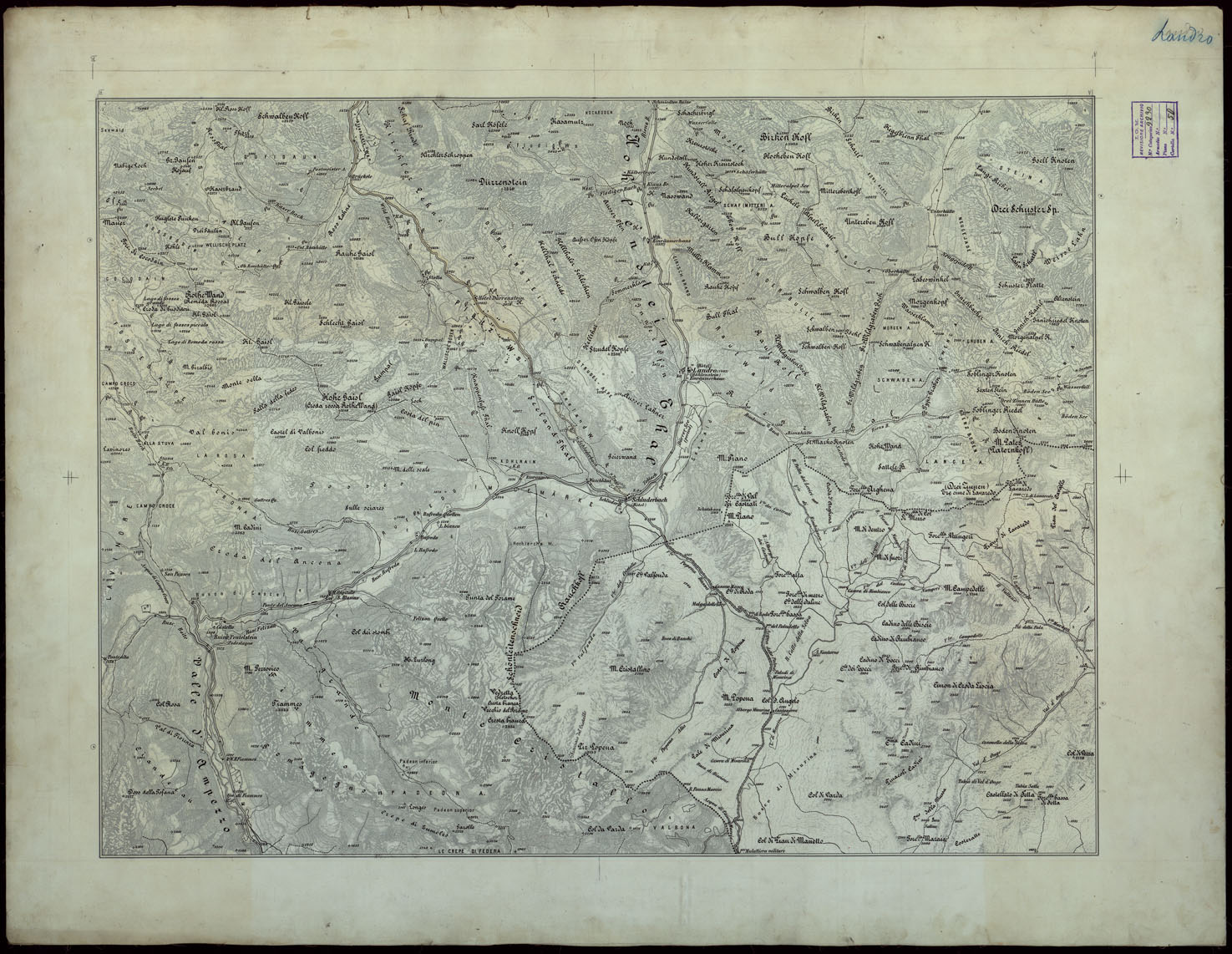 (N:24456) MANOVRE DI CAMPAGNA STAMPA SU CARTONCINO "NERO" - SONDRIO (CA004228) Carte e stampe antiche: riproduzione a colori su carta (formato A1)