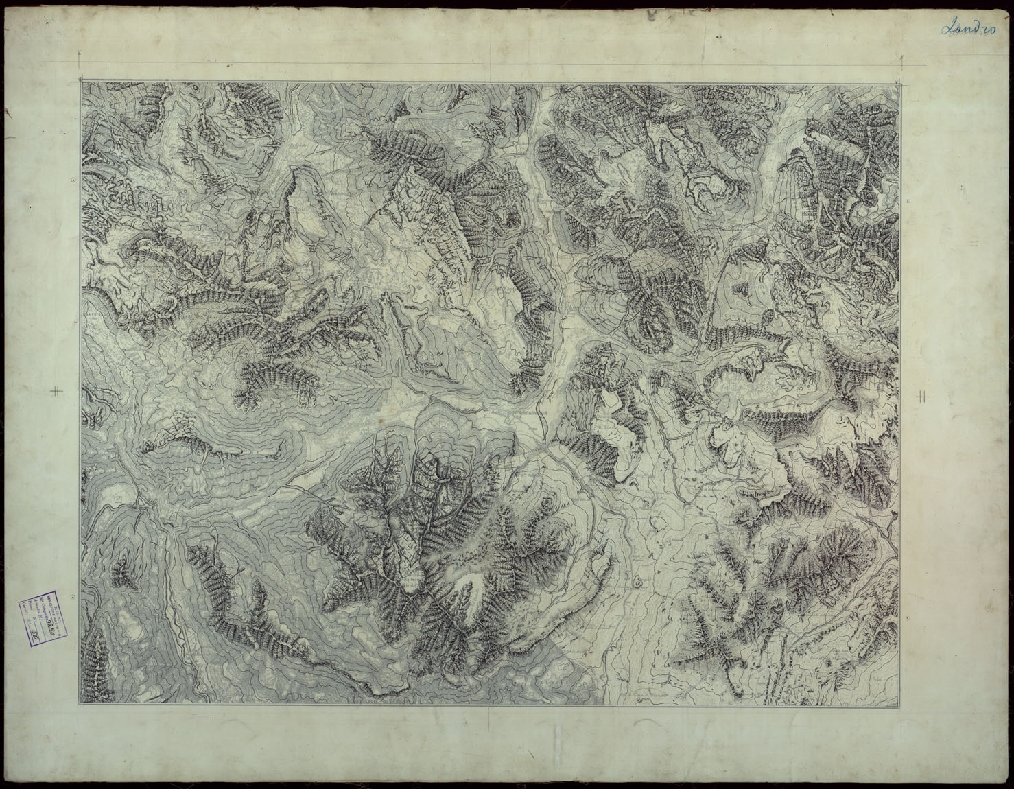 (N:24457) MANOVRE DI CAMPAGNA STAMPA SU CARTONCINO "CURVE" - SONDRIO (CA004229) Carte e stampe antiche: riproduzione a colori su carta (formato A1)