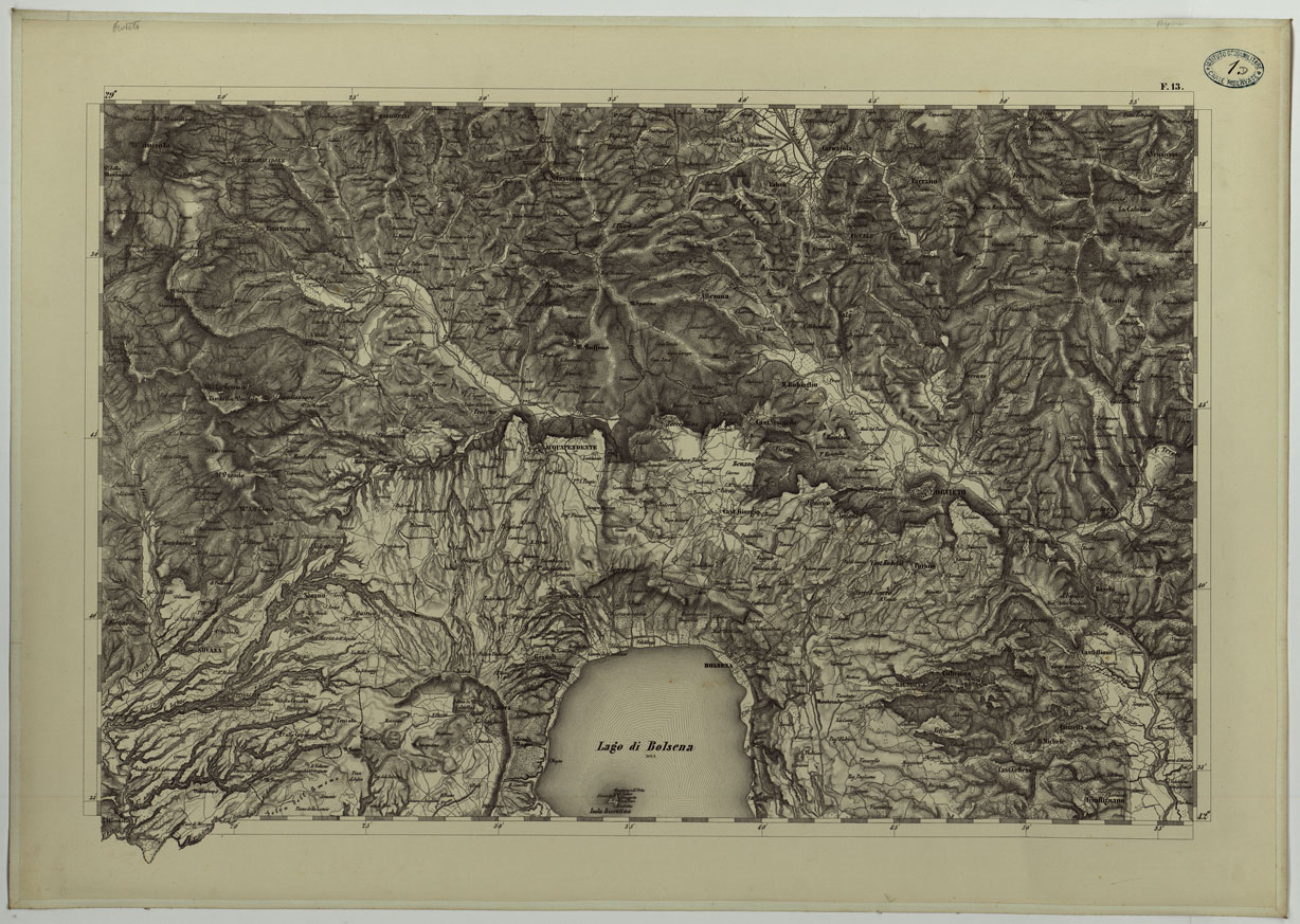 (N:11742) CARTA TOPOGRAFICA DELLA LOMBARDIA, DEL VENETO E DELL'ITALIA CENTRALE - CARTA DEGLI EX DUCATI DI PARMA, PIACENZA E MODENA  - F13 (CA004312) Carte e stampe antiche: riproduzione a colori su carta (formato A1)