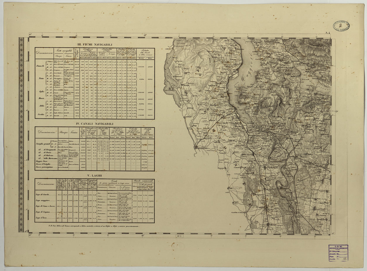 (N:14710) CARTA TOPOGRAFICA DEL REGNO LOMBARDO-VENETO COSTRUTTA SOPRA MISURE ASTRONOMICO-TRIGONOMETRICHE ED INCISA A MILANO NELL'ISTITUTO GEOGRAFICO MILITARE DELL'I.R. STATO MAGGIORE GENARALE AUSTRIACO PUBBLICATA NELL'ANNO - A.4 (CA004338) Carte e stampe antiche: riproduzione a colori su carta (formato A1)