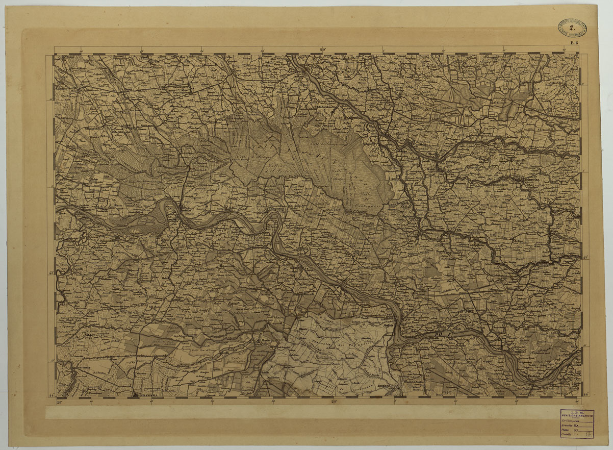 (N:14736) CARTA TOPOGRAFICA DEL REGNO LOMBARDO-VENETO COSTRUTTA SOPRA MISURE ASTRONOMICO-TRIGONOMETRICHE ED INCISA A MILANO NELL'ISTITUTO GEOGRAFICO MILITARE DELL'I.R. STATO MAGGIORE GENARALE AUSTRIACO PUBBLICATA NELL'ANNO - E.6 (CA004362) Carte e stampe antiche: riproduzione a colori su carta (formato A1)