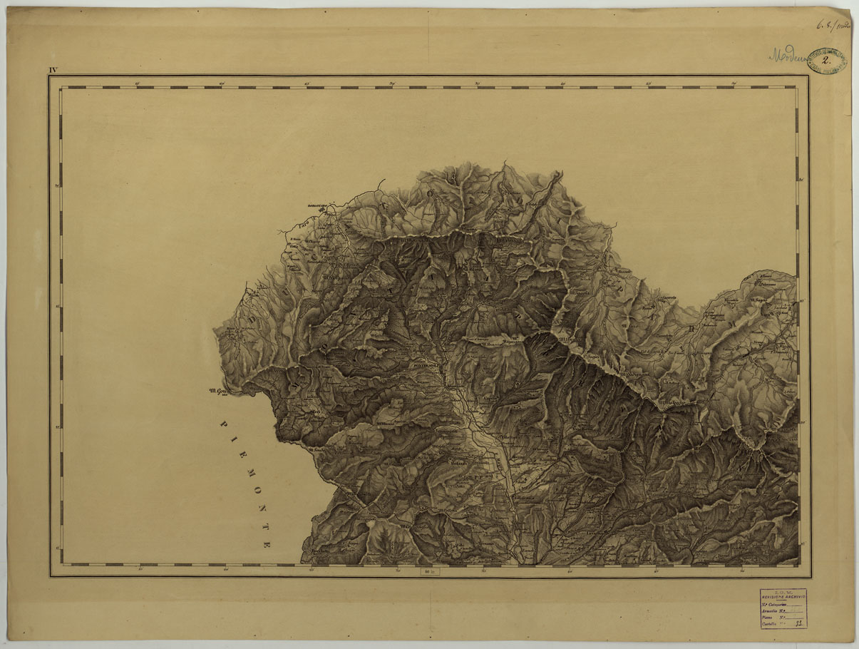 (N:9657) CARTA TOPOGRAFICA DEL DUCATO DI MODENA LEVATA DIETRO MISURE TRIGONOMETRICHE alla scala di 1 28,800 PER ORDINE DI SUA LATEZZA REALE FRANCESCO IV ARCIDUCA D'AUSTRIA, DUCA DI MODENA DEL REGIO DUCALE CORPO DEL GENIO MILITARE ESTENSE - IV (CA004426) Carte e stampe antiche: riproduzione a colori su carta (formato A1)