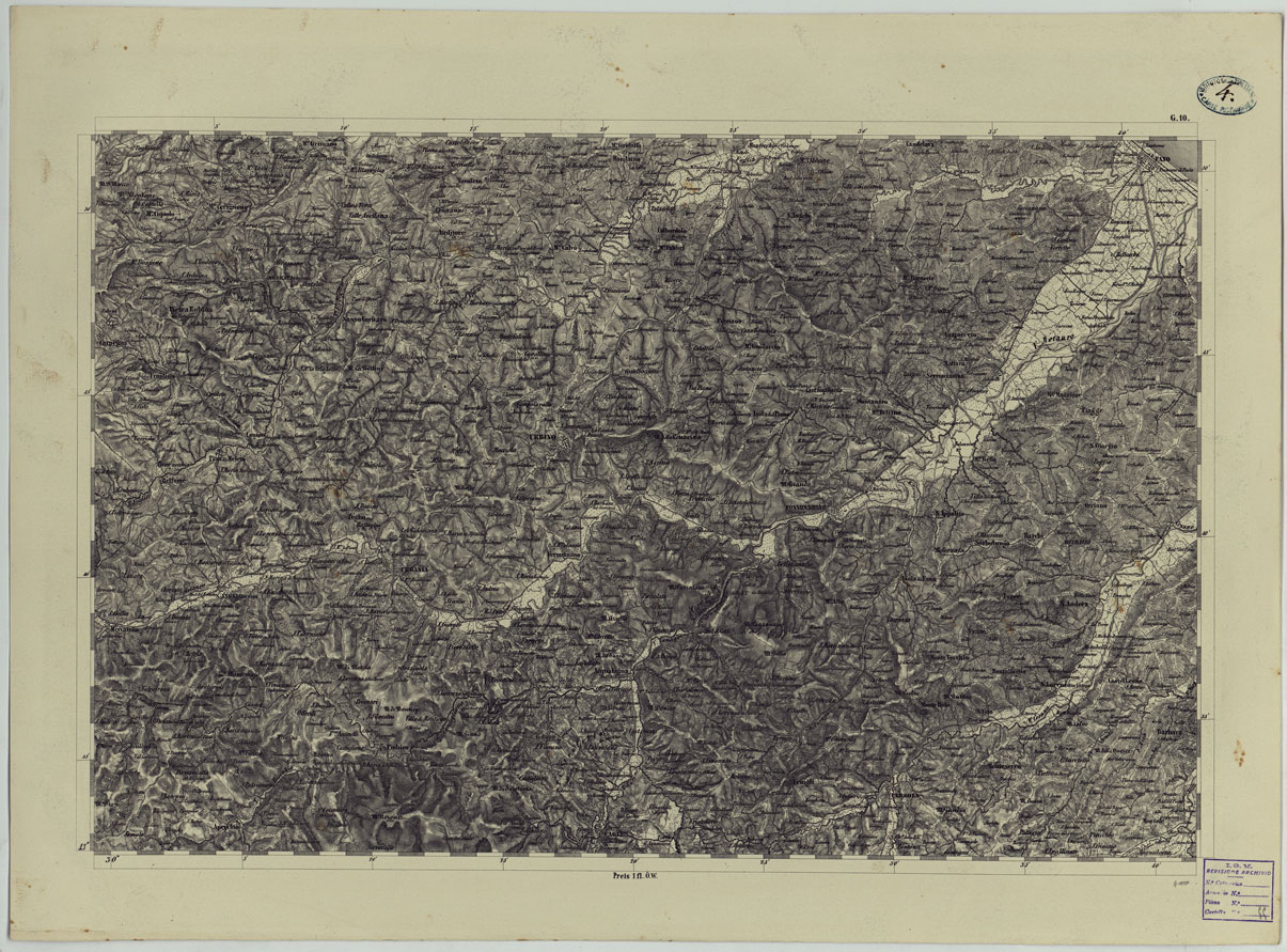 (N:24530) CARTA TOPOGRAFICA DELLO STATO PONTIFICIO E DAL GRAN-DUCATO DI TOSCANA COSTRUTTA SOPRA MISURE ASTRONOMICO TRIGONOMETRICHE CHE ED INCISA SOPRA PIETRA A VIENNA NELL'I.R. ISTITUTO GEOGRAFICO MILITARE PUBBLICATA NELL'ANNO 1851 - FOG. G.10 (CA004527) Carte e stampe antiche: riproduzione a colori su carta (formato A1)