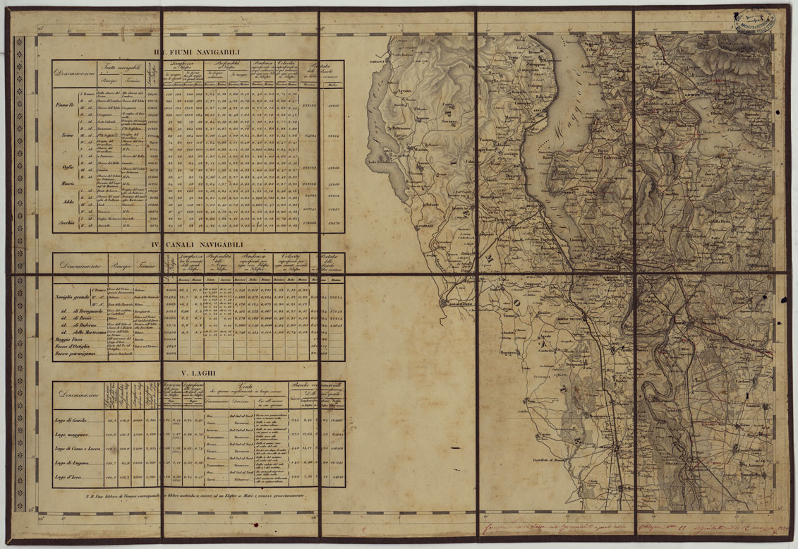 (N:14817) CARTA TOPOGRAFICA REGNO LOMBARDO-VENETO COSTRUTTA SOPRA MISURE ASTRONOMICO-TRIGONOMETRICHE ED INCISA A MILANO NELL'ISTITUO GEOGRAFICO MILTARE DELL'I.R. STATO MAGGIORE GENERALE AUSTRIACO. PUBBLICATA NELL'ANNO 1833 RETTIFICA NELL'ANNO 1856 - FOG.A4. (CA004757) Carte e stampe antiche: riproduzione a colori su carta (formato A1)