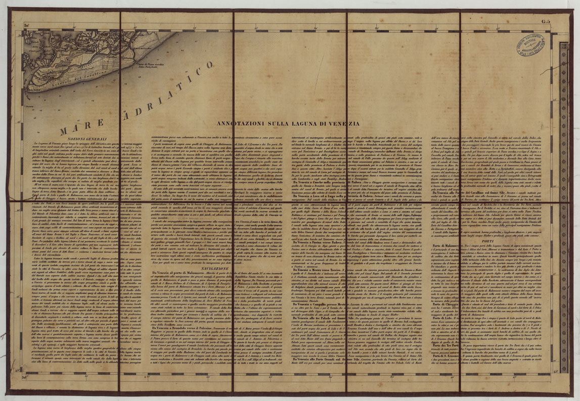(N:24567) CARTA TOPOGRAFICA REGNO LOMBARDO-VENETO COSTRUTTA SOPRA MISURE ASTRONOMICO-TRIGONOMETRICHE ED INCISA A MILANO NELL'ISTITUO GEOGRAFICO MILTARE DELL'I.R. STATO MAGGIORE GENERALE AUSTRIACO. PUBBLICATA NELL'ANNO 1833 - FOGLIO G.5 (CA004813) Carte e stampe antiche: riproduzione a colori su carta (formato A1)