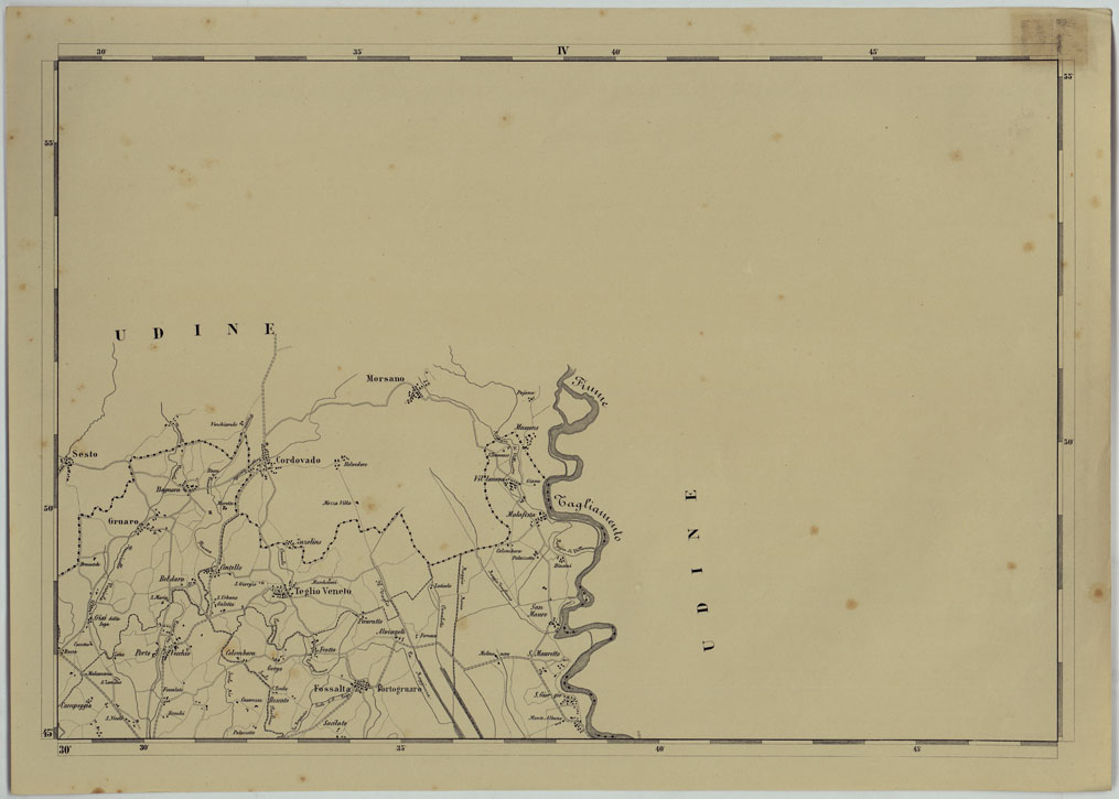 (N:14456) CARTA COROGRAFICA DELLA PROVINCIA DI VENEZIA PUBBLICATA A CURA DELLA DEPUTAZIONE PROVINCIALE -TAVOLA IV (CA005008) Carte e stampe antiche: riproduzione a colori su carta (formato A1)