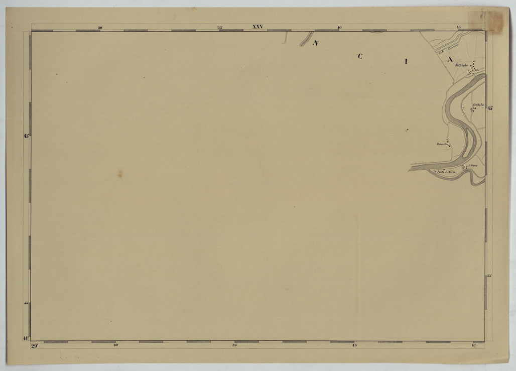 (N:14478) CARTA COROGRAFICA DELLA PROVINCIA DI VENEZIA PUBBLICATA A CURA DELLA DEPUTAZIONE PROVINCIALE -TAVOLA XXV (CA005029) Carte e stampe antiche: riproduzione a colori su carta (formato A1)