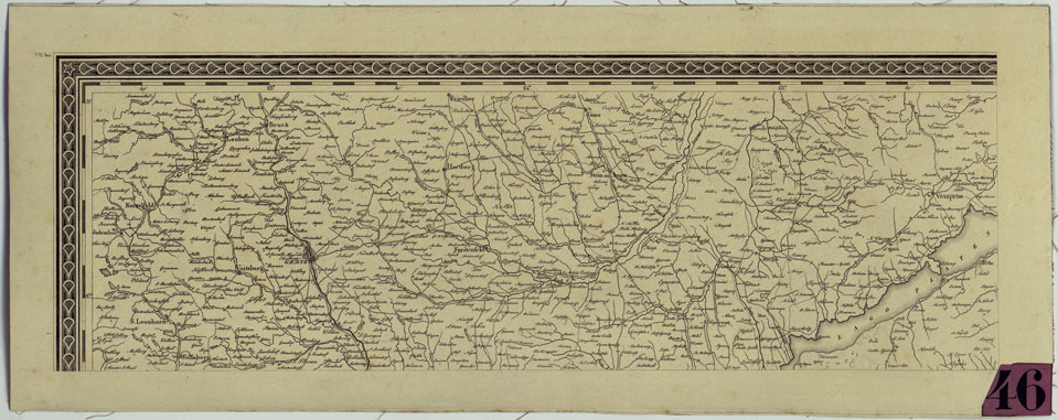 (N:14312) CARTA DELLE PROVINCIE ILLIRICHE CO' LORO DIVERSI STABILIMENTI E CON UNA PARTE DEGLI STATI LIMITROFI COMPILATAPER ORDINE SUPERIORE NEL DEPOSITO DELLA GUERRA DEL REGNO D'ITALIA NELL'ANNO MDCCCXIII - TAVOLA VIII bis (CA005214) Carte e stampe antiche: riproduzione a colori su carta (formato A1)