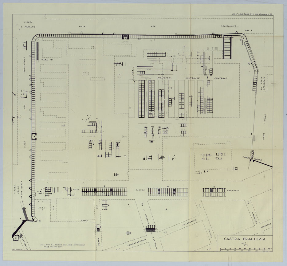 (N:18767) CARTA ARCHEOLOGICA DI ROMA - TAVOLA III E ALLEGATO. (CA005957, CA005958) Carte e stampe antiche: riproduzione a colori su carta (formato A1)