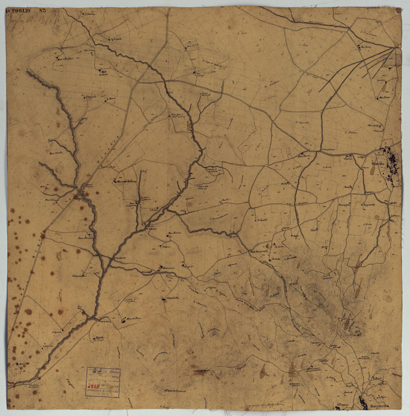 (N:12774) MINUTE ORIGINALI DI CAMPAGNA DELLE LEVATE AL 20.000 DELLA CARTA  DEL REAME DI NAPOLI ANNESSI GRAFICI E SCHIZZI DI NESSUN VALORE - Rocchetta e Croce-Riardo (CA006435) Carte e stampe antiche: riproduzione a colori su carta (formato A1)