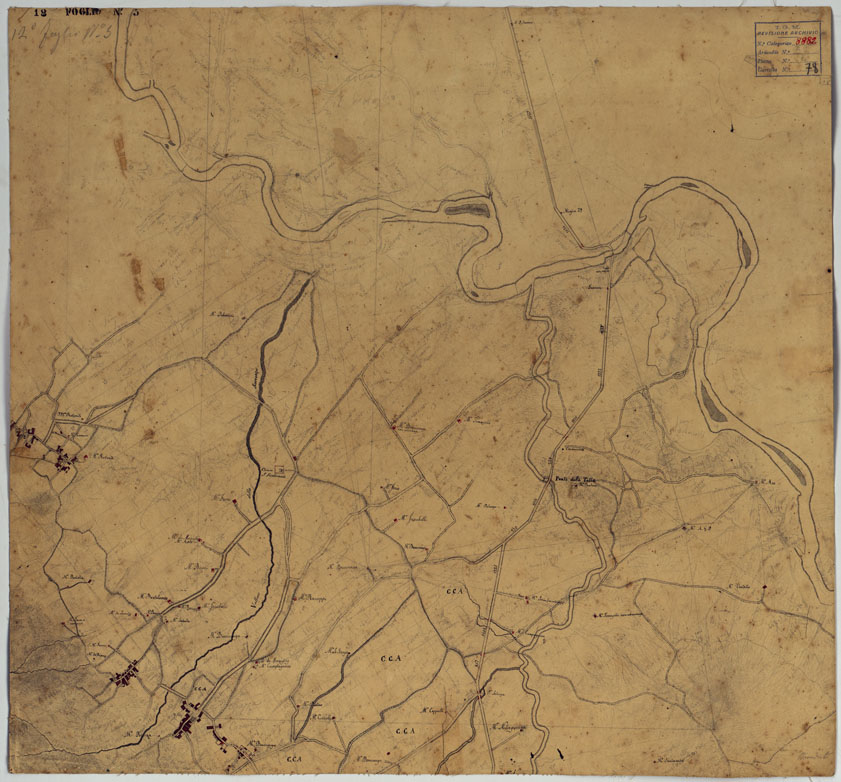 (N:12778) MINUTE ORIGINALI DI CAMPAGNA DELLE LEVATE AL 20.000 DELLA CARTA  DEL REAME DI NAPOLI ANNESSI GRAFICI E SCHIZZI DI NESSUN VALORE - Dragoni (CA006439) Carte e stampe antiche: riproduzione a colori su carta (formato A1)