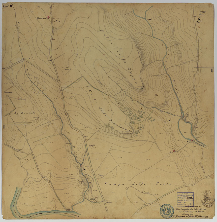 (N:10819) ISOLETTA E DINTORNI -TAVOLA 6. (CA006665) Carte e stampe antiche: riproduzione a colori su carta (formato A1)