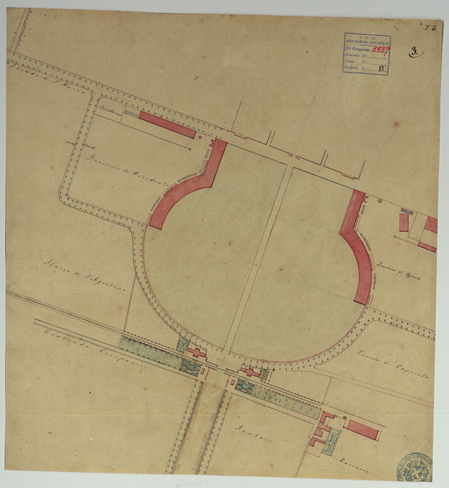(N:8674) CITTA' DI CASERTA E DINTORNI - N. 3 (CA006718) Carte e stampe antiche: riproduzione a colori su carta (formato A1)