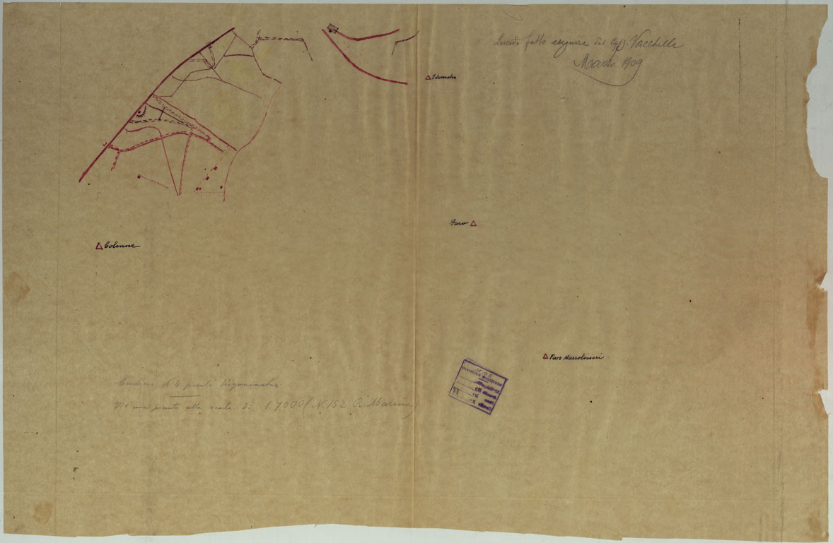 (N:16970) SIRACUSA E DINTORNI - FOGLIO 8 LUCIDO 3. (CA007303) Carte e stampe antiche: riproduzione a colori su carta (formato A1)