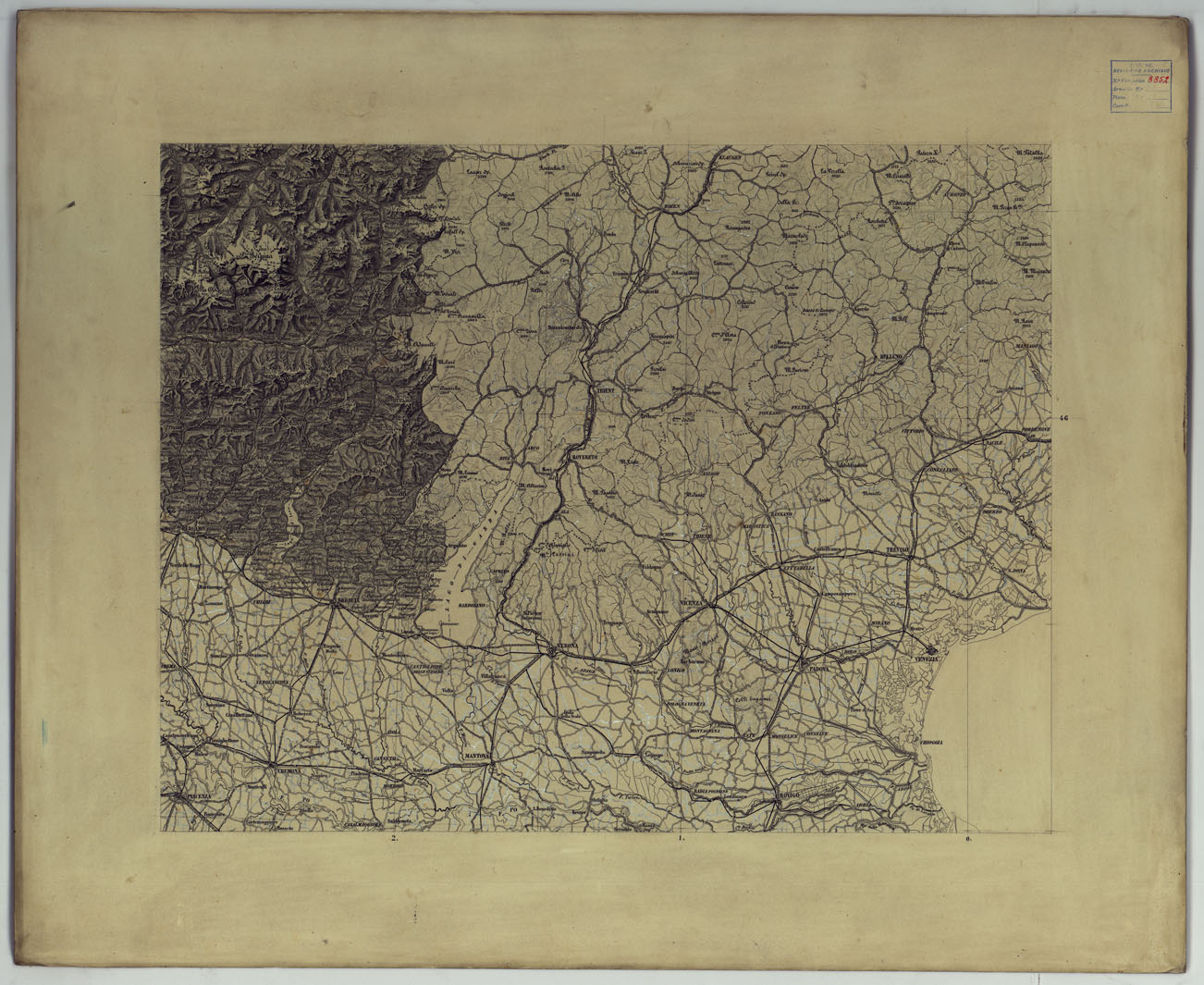 (N:17186) VENEZIA.
 (CA007744) Carte e stampe antiche: riproduzione a colori su carta (formato A1)