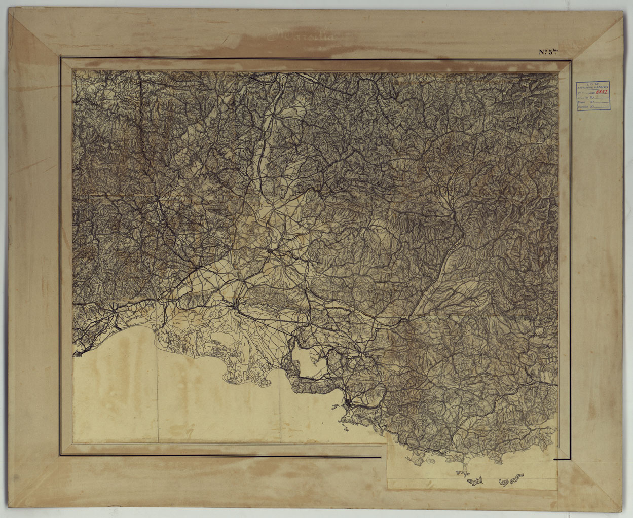 (N:25305) MARSEILLE. (CA007752) Carte e stampe antiche: riproduzione a colori su carta (formato A1)